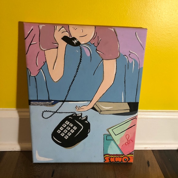 Vintage bedroom painting - Picture 1 of 1